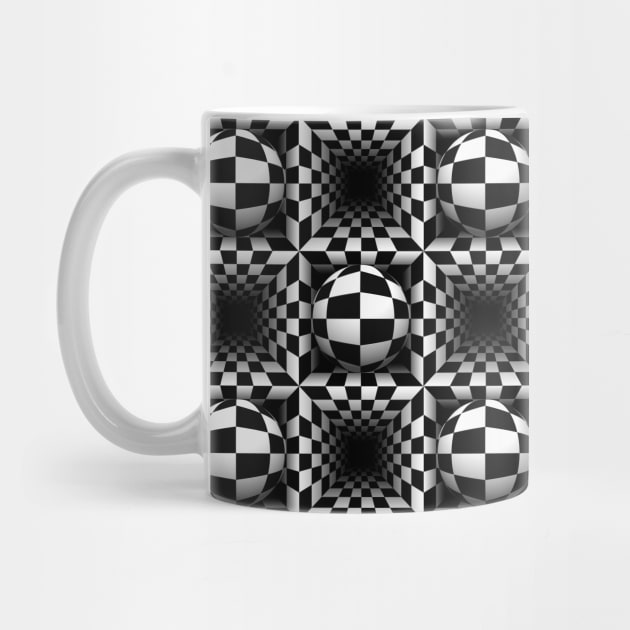 Op art pattern by Guardi